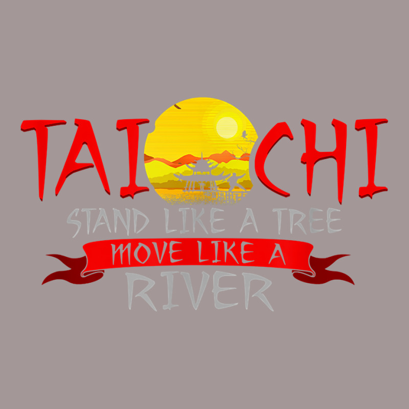 Tai Chi Stand Like A Tree Move Like A River T Shirt Vintage Short by waltervanderwilt1 | Artistshot