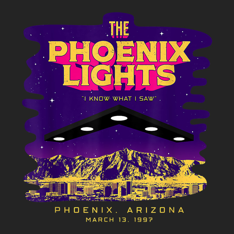 The Phoenix Lights Alien Believer Spaceship Ufo Men & Women T Shirt 3/4 Sleeve Shirt | Artistshot