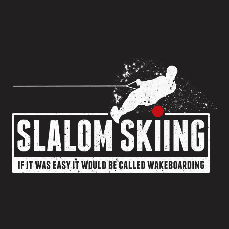 Funny Slalom Waterskiing Wakeboard Ski Vintage Style Gift Premium T Sh T-shirt | Artistshot