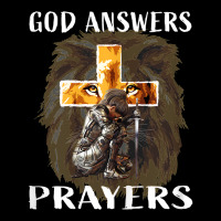 Womens Prayer Warrior God Answers Prayers Christian Religious Quote T V-neck Tee | Artistshot