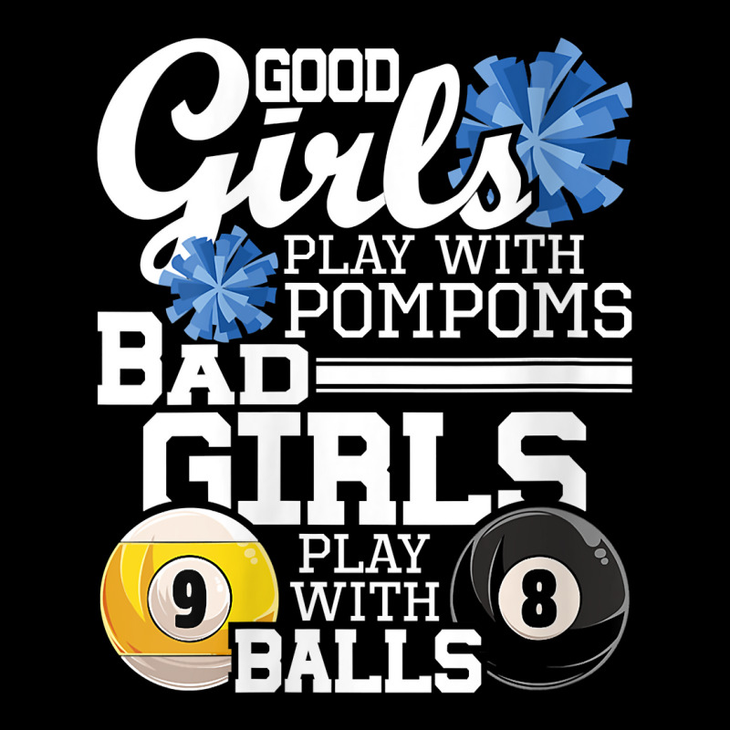 Womens Bad Girls Play With Balls   Funny Pool Billiard Player V Neck T Adjustable Cap | Artistshot