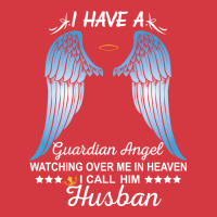 My Husband Is My Guardian Angel Men's Polo Shirt | Artistshot