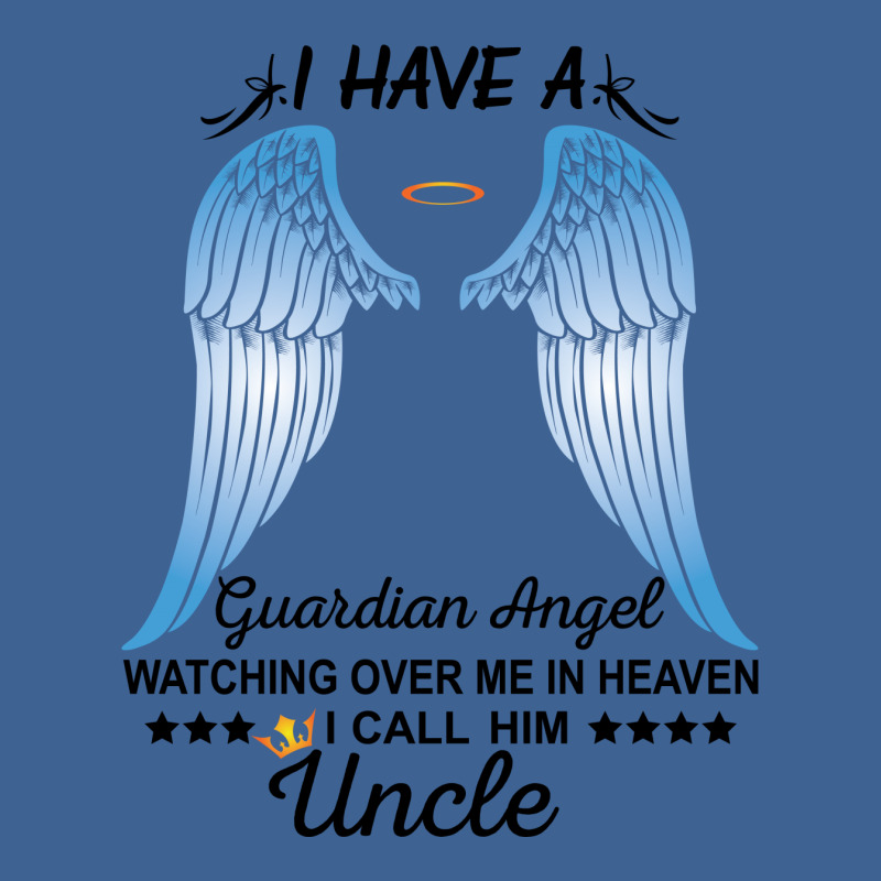 My Uncle Is My Guardian Angel Men's Polo Shirt | Artistshot