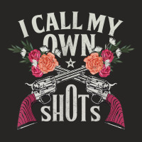 Casual For Women I Call My Own Shots Graphic T Shirt Ladies Fitted T-shirt | Artistshot