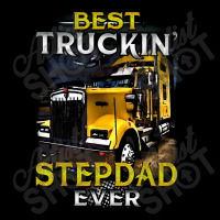 Trucker Father's Day Best Truckin Stepdad Ever Men's Long Sleeve Pajama Set | Artistshot