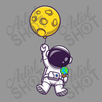 Cute Astronaut Floating With Moon Balloon Women's V-neck T-shirt | Artistshot