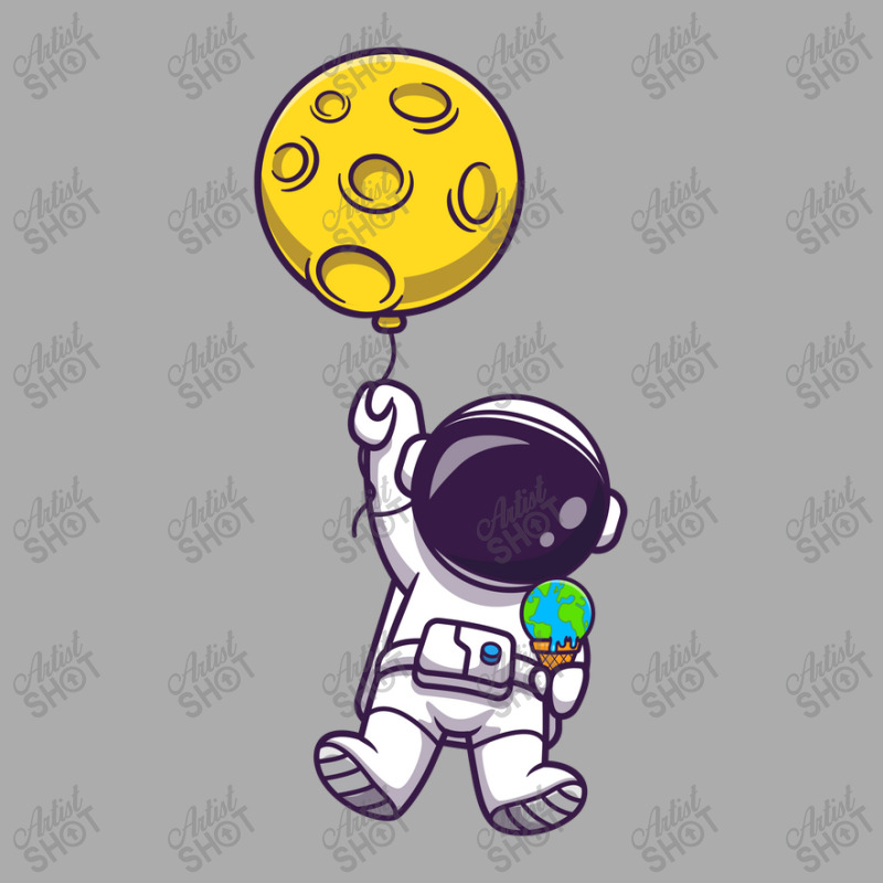 Cute Astronaut Floating With Moon Balloon Women's Pajamas Set | Artistshot