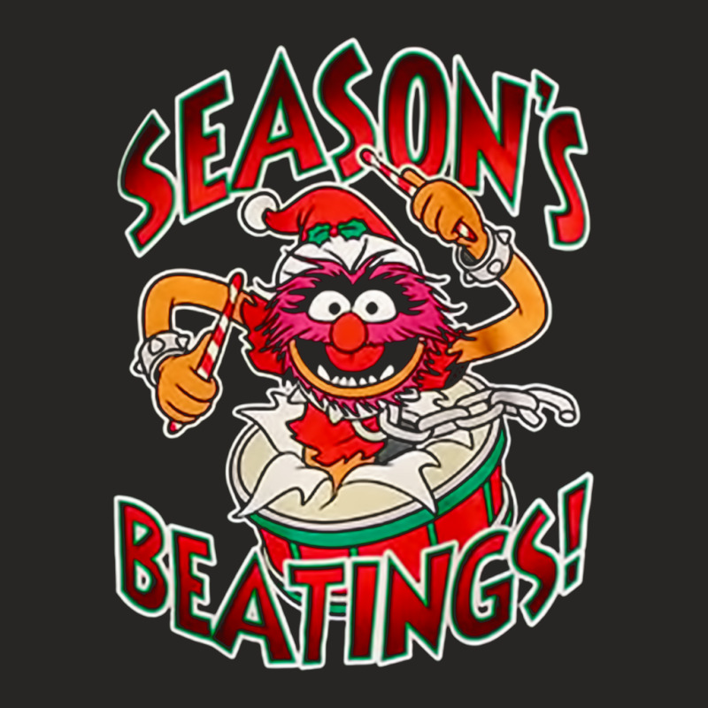 The Muppets Seasons Beatings Christmas Ladies Fitted T-Shirt by tajirunmakbul | Artistshot