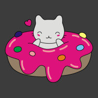 Cute Cat In A Donut Men's Polo Shirt | Artistshot