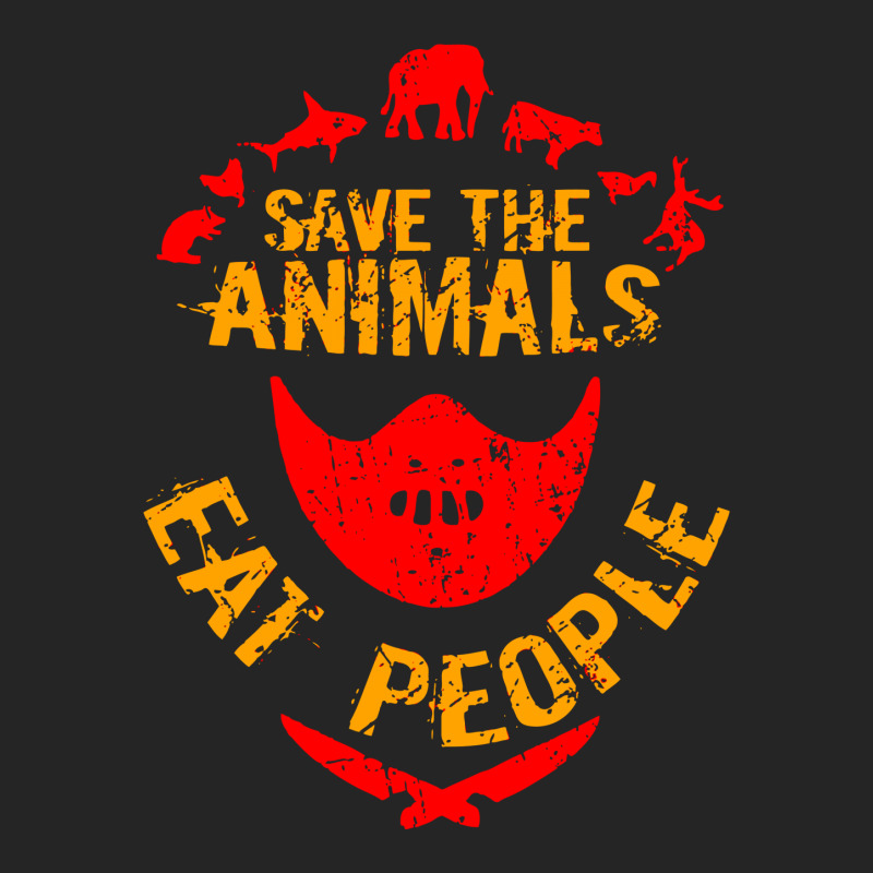 Save The Animals Eat People Unisex Hoodie by marla_arts | Artistshot