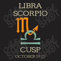 Libra Scorpio Cusp Zodiac Horoscope T-shirt | Artistshot