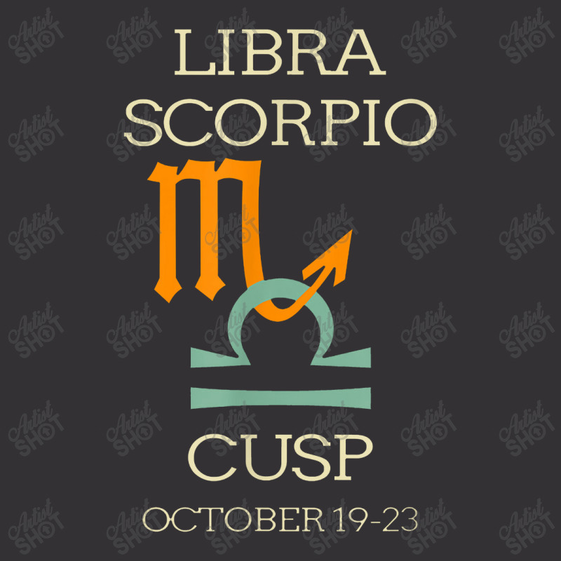 Libra Scorpio Cusp Zodiac Horoscope Vintage Short | Artistshot