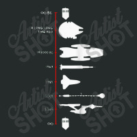 Spaceship Timeline Science Fiction Rocket Women's Triblend Scoop T-shirt | Artistshot