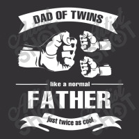 Mens Dad Of Twins 2022 Funny Daddy Father Twice Father's Day Vintage Short | Artistshot