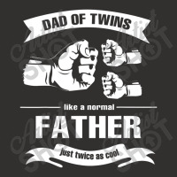 Mens Dad Of Twins 2022 Funny Daddy Father Twice Father's Day Champion Hoodie | Artistshot