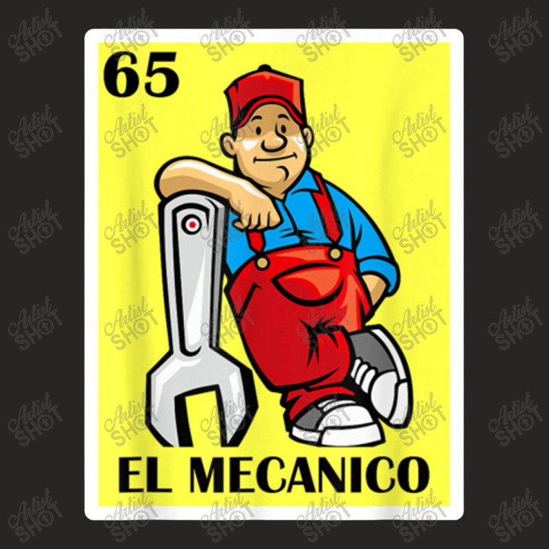 Spanish Mechanic Lottery El Mechanico Gift Bingo Game Card Ladies Fitted T-Shirt by dwindupadi | Artistshot