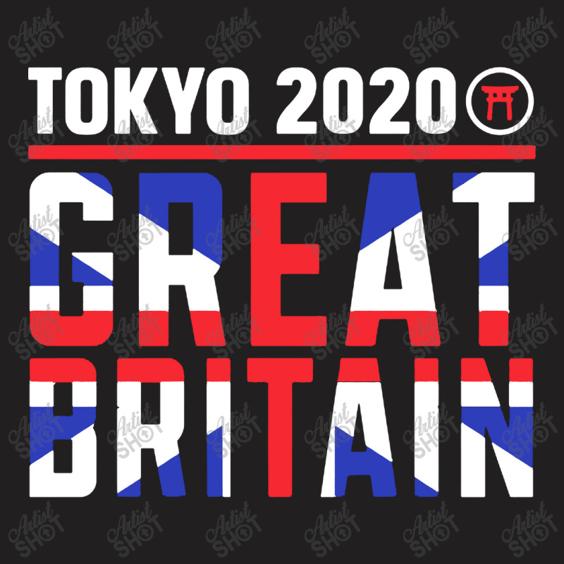 Tokyo 2020 Great Britain T-shirt | Artistshot