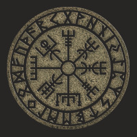 Vegvisir Viking Compass Runes Nordic Celtic Protection Pullover Hoodie Ladies Fitted T-shirt | Artistshot