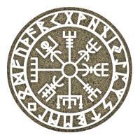 Vegvisir Viking Compass Runes Nordic Celtic Protection Pullover Hoodie Men's T-shirt Pajama Set | Artistshot