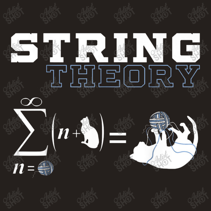 Funny Cat T Shirt Yarn String Theory Tank Top by haigaess | Artistshot