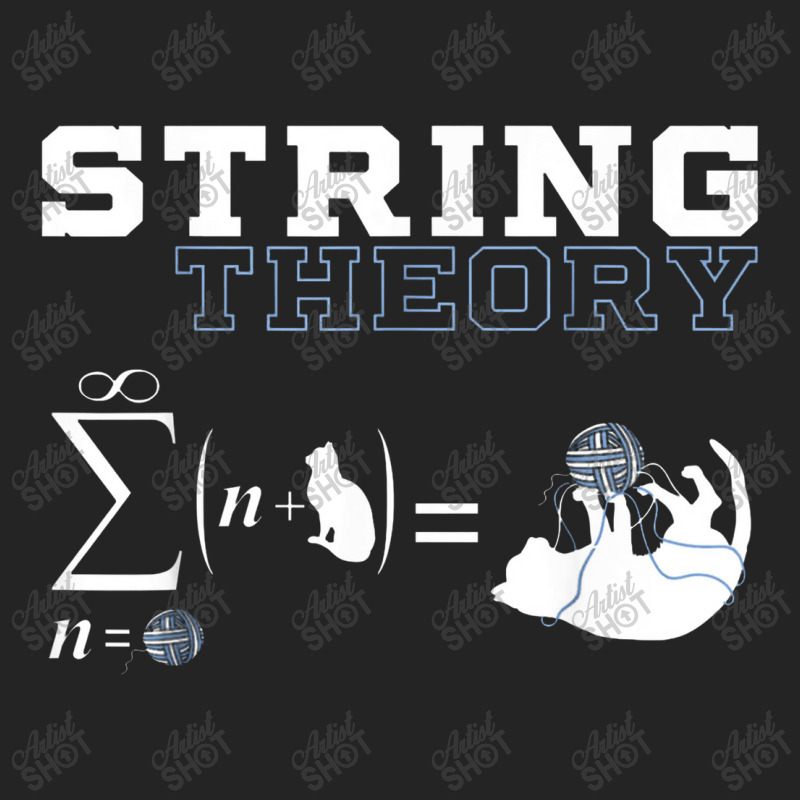 Funny Cat T Shirt Yarn String Theory 3/4 Sleeve Shirt by haigaess | Artistshot