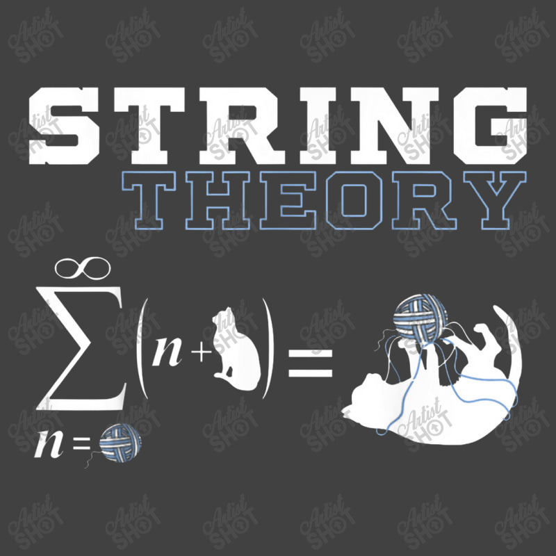 Funny Cat T Shirt Yarn String Theory Vintage T-Shirt by haigaess | Artistshot