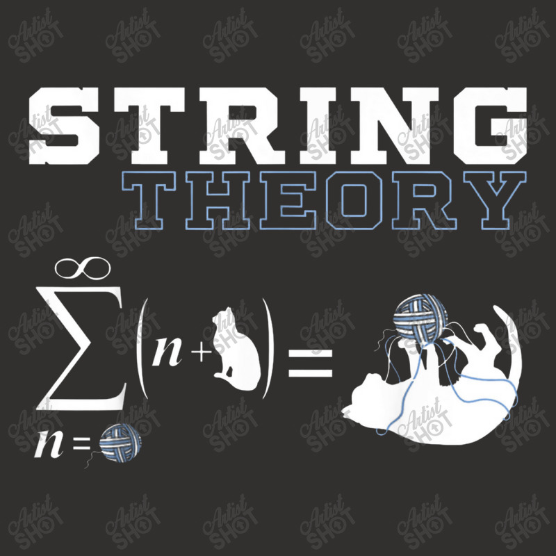 Funny Cat T Shirt Yarn String Theory Champion Hoodie by haigaess | Artistshot