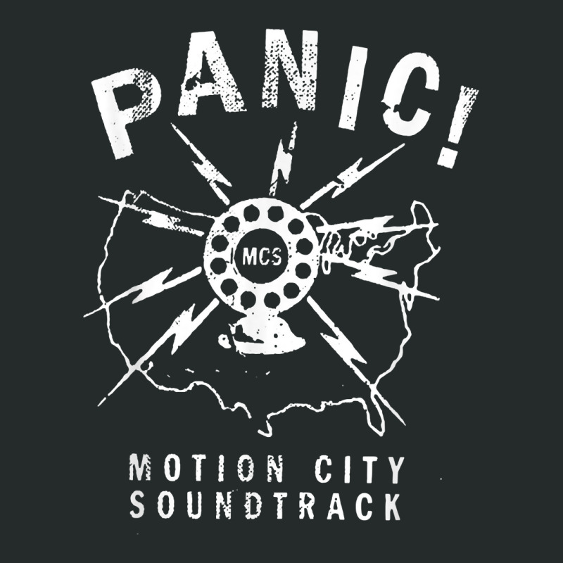 Motion City Soundtrack   Panic   Official Merchandise T Shirt Women's Triblend Scoop T-shirt by johnjosephmenk | Artistshot