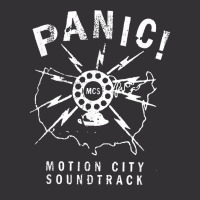 Motion City Soundtrack   Panic   Official Merchandise T Shirt Vintage Short | Artistshot