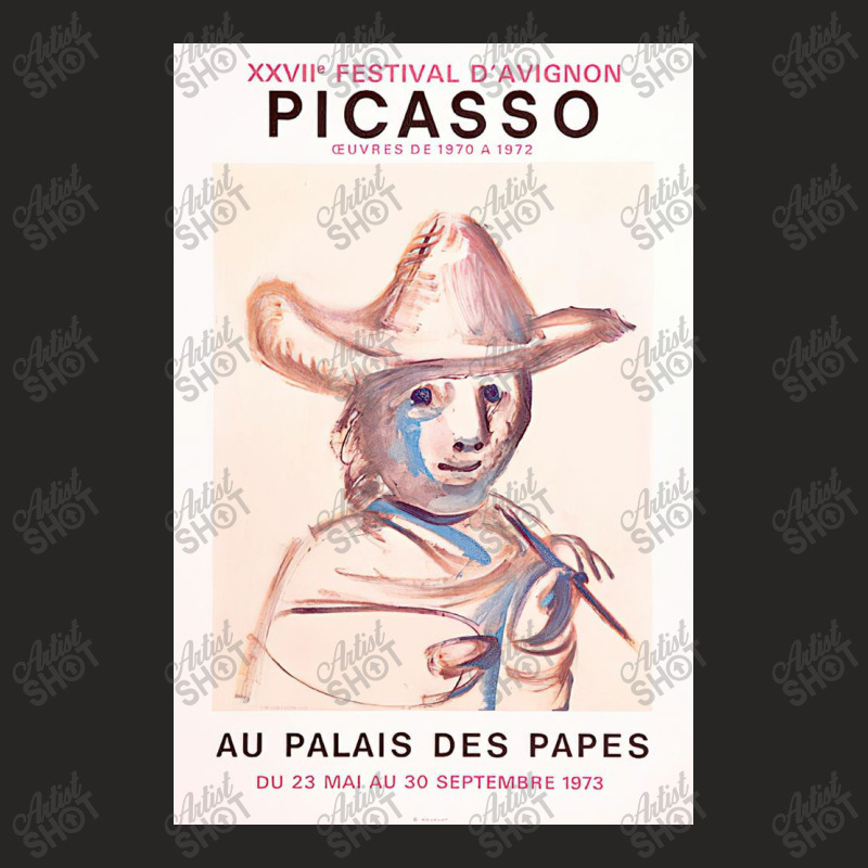 Festival Davignon Palais Des Papes Pablo Picasso Ladies Fitted T-Shirt by scottrussell | Artistshot