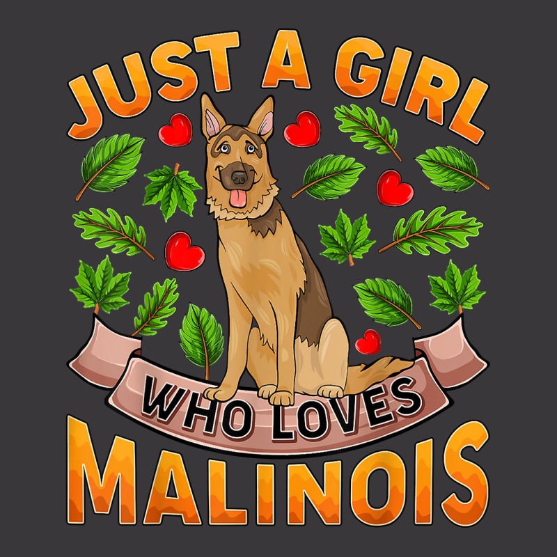 Funny Malinois Dog Lover Just A Girl Who Loves Malinois T Shirt Ladies Curvy T-Shirt by belewomritans | Artistshot