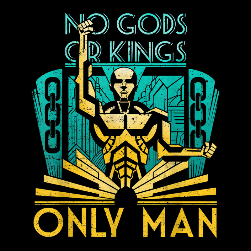 Objectivist Atheist Libertarian No Gods Or Kings Only Man T Shirt Men's 3/4 Sleeve Pajama Set | Artistshot