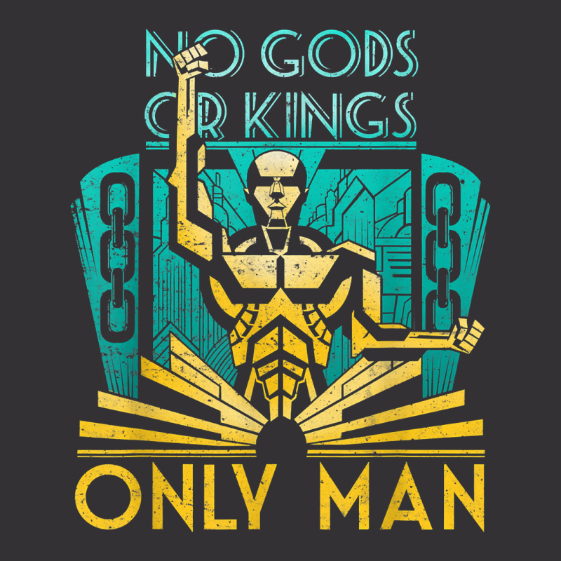 Objectivist Atheist Libertarian No Gods Or Kings Only Man T Shirt Vintage Hoodie | Artistshot