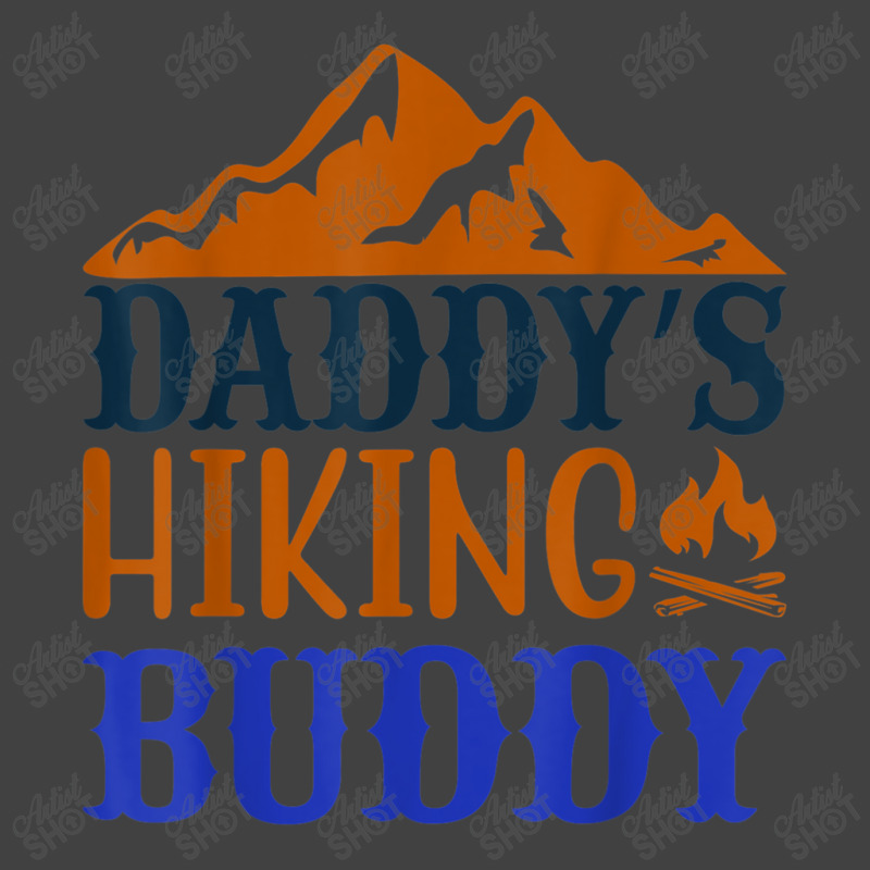 Hiking Daddy's Hiking Buddy Vintage Mountains Campfire Father's Day Vintage T-Shirt by urethrapricey | Artistshot