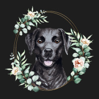 Black Labrador Retriever Dog Portrait T  Shirt Black Labrador Retrieve Classic T-shirt | Artistshot