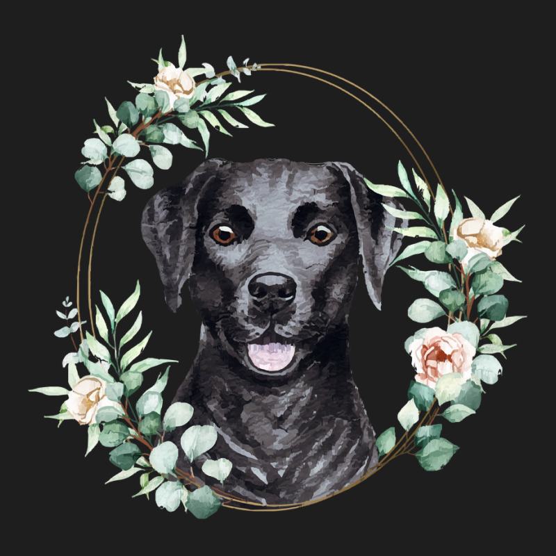 Black Labrador Retriever Dog Portrait T  Shirt Black Labrador Retrieve Classic T-shirt by salesmanhuh | Artistshot