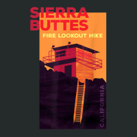 Sierra Buttes Fire Lookout Hike   California T Shirt Women's Triblend Scoop T-shirt | Artistshot