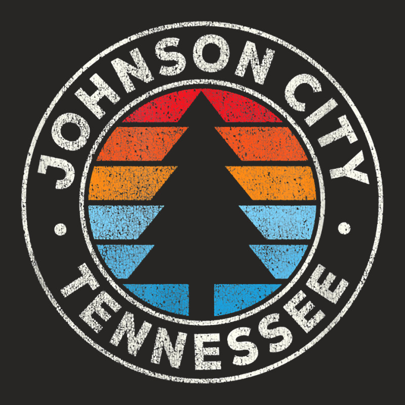 Johnson City Tennessee Tn Vintage Graphic Retro 70s T Shirt Ladies Fitted T-Shirt by harmanyuan | Artistshot