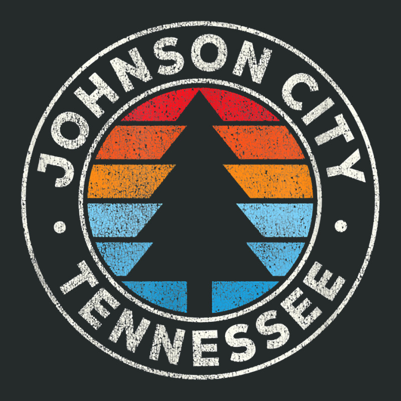 Johnson City Tennessee Tn Vintage Graphic Retro 70s T Shirt Women's Triblend Scoop T-shirt by harmanyuan | Artistshot