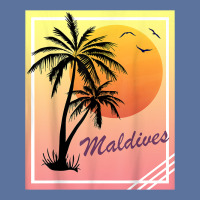 Maldives Retro Vintage Sunset T Shirt Lightweight Hoodie | Artistshot