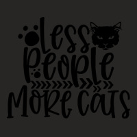 Cat T Shirt Less People More Cats T Shirt (1) Ladies Fitted T-shirt | Artistshot