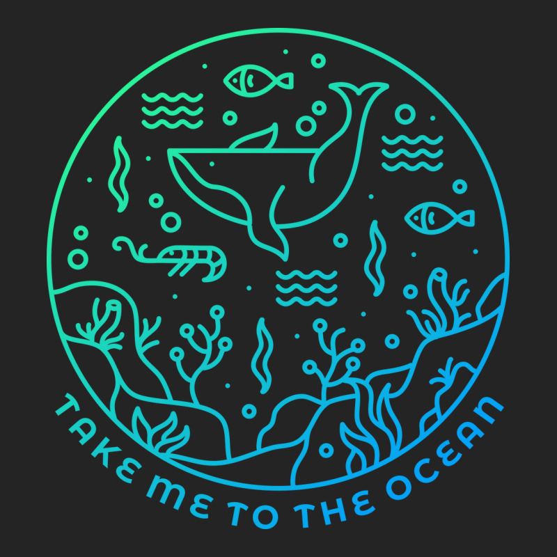 Take Me To The Ocean 3/4 Sleeve Shirt by VEKTORKITA | Artistshot