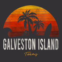 Womens Galveston Island Tx Texas Beach Palms Vacation Surf Sundown V N Vintage Hoodie And Short Set | Artistshot