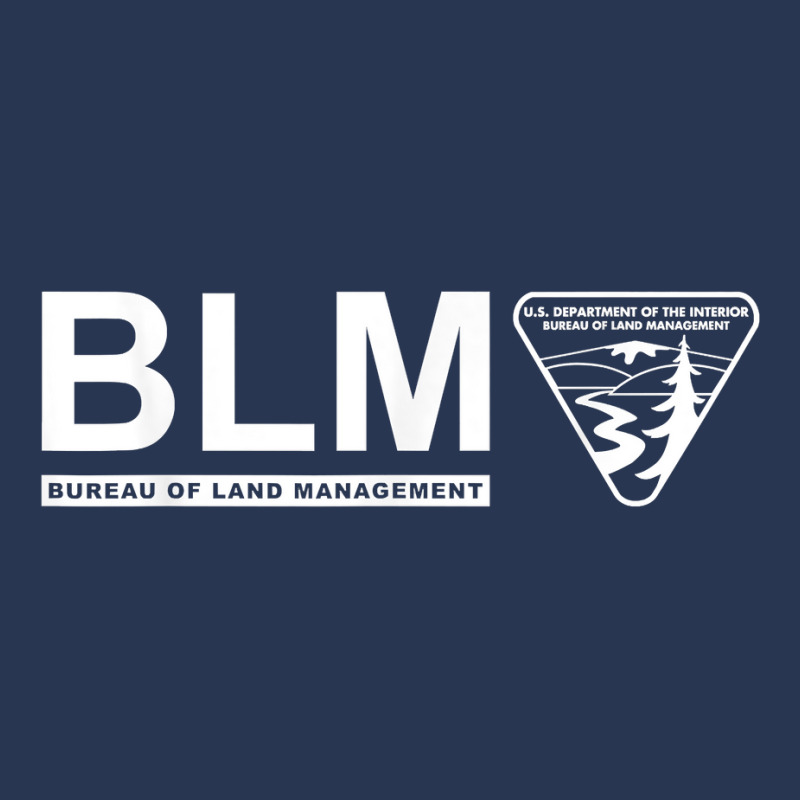 The Original Blm    Bureau Of Land Management (white) T Shirt Men Denim Jacket by johnjosephmenk | Artistshot