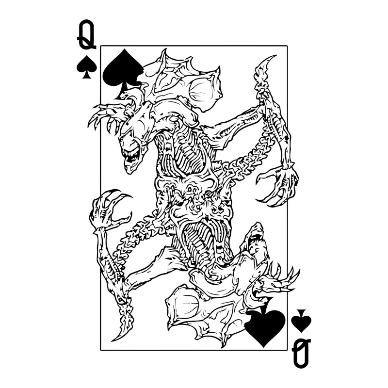 Alien Queen Of Spades Youth Tee | Artistshot