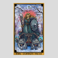 The Goddess Freyja The Chariot Tarot Card Norse Pagan Witch Tank Top Men's Polo Shirt | Artistshot