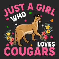 Cougar Animal Lover Just A Girl Who Loves Cougars T Shirt Men's T-shirt Pajama Set | Artistshot