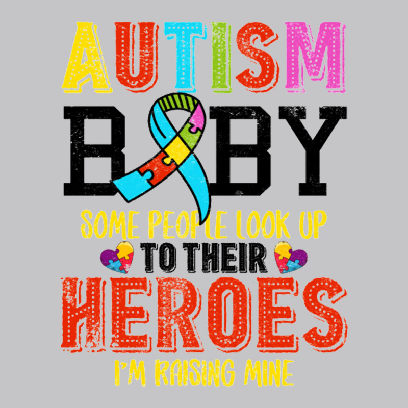 Autism Baby Some People Look Up To Their Heroes For Light Baby Bodysuit by nbobatiga | Artistshot