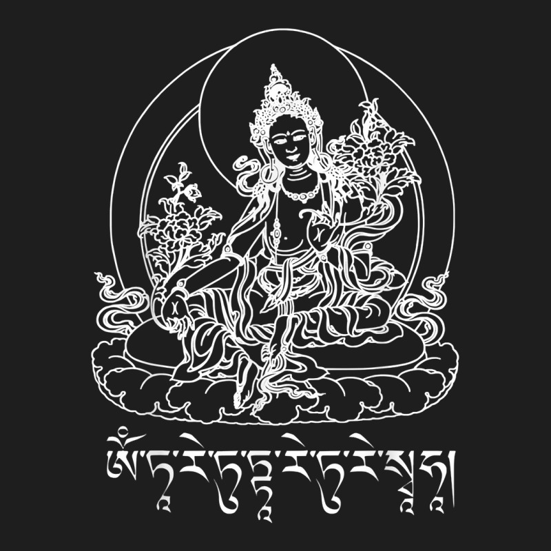 Buddha Green Tara Mantra Tibetan Buddhism Vajrayana T Shirt Classic T-shirt by valerietaverna | Artistshot