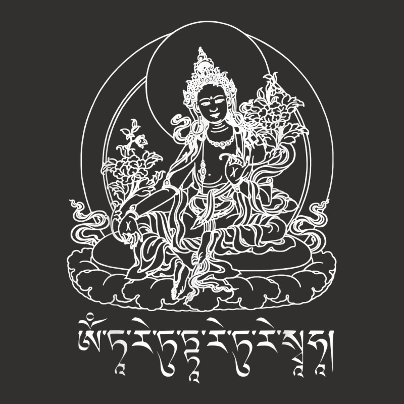 Buddha Green Tara Mantra Tibetan Buddhism Vajrayana T Shirt Champion Hoodie by valerietaverna | Artistshot